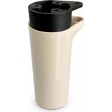 Güneş Modern Aytaşı / Krem Mobilya Ayağı 18 cm Parlak Bohem Silindir Koltuk Dolap Ayağı 2'li - Antrasit Gri