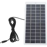 Güneş Paneli, 5W 12V Taşınabilir Yüksek Verimli Güneş Modülü Dc Arayüzlü Polikristal Güneş Enerjisi Paneli, Acil Durum Işıkları Için Enerji Tasarruflu