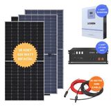 Güneş Paneli Solar Paket Lexron 11kW HV 2xMPPT Akıllı İnverter 48V + Tommatech UP5000 + Alfa 620W Bifacial