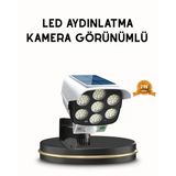 Güneş Paneliyle Şarj Olan Hareket Sensörlü Dış Mekan Güvenlik Lambası Ayarlanabilir P196998s7522