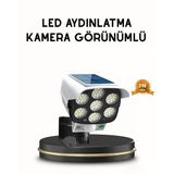 Güneş Paneliyle Şarj Olan Hareket Sensörlü Dış Mekan Güvenlik Lambası Ayarlanabilir P98697s8811