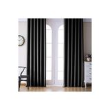 Güneş Perde Blackout Fon Perde 100x250, 260 x 260, SYAAAH, Siyah