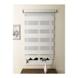 GÜNEŞ PERDE Pliseli Krem Mz481 Etekli Stor Zebra Perde 230 X 260