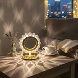 Güneş Şeklinde Kristal Led Masa Lambası – Dokunmatik, 3 Renk Işık Modlu, Şarjlı Mini Dekoratif Gece Lambası Go53/1395