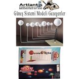 Güneş Sistemi Modeli 1 Paket Gezegenler Sistemi Strafor Köpük Top Maket Deney Okullar İçin Öğretici