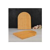 GUNES ZUCCACIYE BAMBU OVAL SUNUMLUK BÜYÜK BOY 23X34 CM.