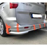 Güneşli Garaj Ford Tourneo Courier Arka Tampon Eki (Plastik)