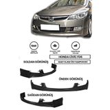 GÜNEŞLİ GARAJ Honda Civic Fd6 2006-2009 Makyajsız Kasa Uyumlu Boyasız Plastik Ön Tampon Eki