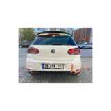 GÜNEŞLİ GARAJ Volkswagen Golf 6 2009-2012 Parlak Siyah Plastik GTI Difüzör