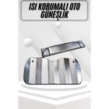 Güneşlik Koruyucu Lisinya Metalize Oto Araç Güneşliği Ön Cam İçin Pratik ve Kullanışlı Tasarım