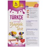 Güneşyolu Yapım Yayın 4. Sınıf Türkçe Çek Kopar Yaprak Test