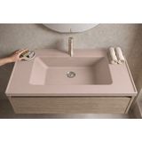 Güney Ankastre Zenit 65 cm Cappuccino Granit Banyo Lavabosu