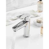 Güney Neptün Krom Lavabo Bataryası Aç Kapa Lüks Banyo Musluğu