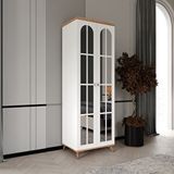 GuneyStore Bohem 2 Kapaklı Aynalı Komple MDF Gardırop