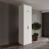 GuneyStore Milas 2 Kapaklı Komple MDF Yüklüklü Gardırop