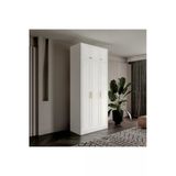 GuneyStore Milas 3 Kapaklı Komple MDF Yüklüklü Gardırop