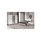 GuneyStore Ücretsiz Montaj Roma Komple MDF Yatak Odası Takımı