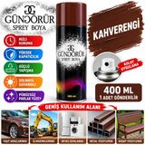 Güngörür Kahverengi Sprey Boya 400 ml Metal-Beyaz Eşya-Ahşap Yüzeylerde Uygulanır
