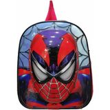 Güngörür Spiderman 5d Kabartmalı Anaokulu Kreş ve Günlük Kullanım Çantası Örümcek Adam Sırt Çantası - Kırmızı - Lacivert