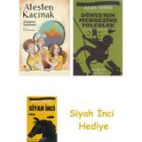 Günışığı Kitaplığı Ateşten Kaçmak + Dünyanın Merkezine Yolculuk + Siyah Inci Hediye - Hayır