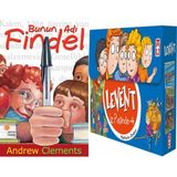 Günışığı Kitaplığı Bunun Adı Findel (Andrew Clements) ve Levent Iz Peşinde 4 Set - (5 Kitap)