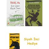 Günışığı Kitaplığı Eve Giden Küçük Tren + Dünyanın Merkezine Yolculuk + Siyah Inci Hediye - Hayır