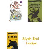 Günışığı Kitaplığı Pat Karikatür Okulu + Dünyanın Merkezine Yolculuk + Siyah Inci Hediye - Hayır