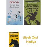 Günışığı Kitaplığı Postayla Gelen Deniz Kabuğu + Dünyanın Merkezine Yolculuk + Siyah Inci Hediye - Hayır
