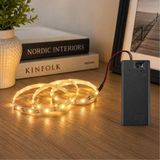 Günışığı Renk Pil ile Çalışan Şerit LED 2 Metre Pilli Şerit LED (Pil Dahil) - 1 x 100 cm - 00 Beyaz