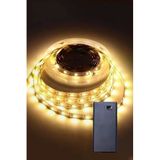 Günışığı Renk Pil Ile Çalışan Şerit Led 2 Metre Pilli Şerit Led (PİL DAHİL)
