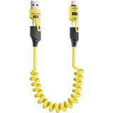 Gunkes 4in1 PD 65 Watt Type-C iPhone Halat Örgü Kırılmaz Uç 1 Metre Hızlı Şarj ve Data Kablosu