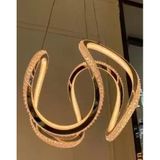 Gunkes 67022 Gd-Cr Çemberli Gold Avize