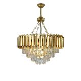 Gunkes 6801 SET -- 6801 Set {30Cm-40Cm-50Cm-60Cm } Taşlı Gold Avize