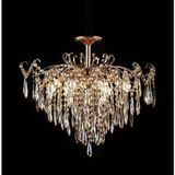 Gunkes 9158/- 9158/9 Gd Kristal Taşlı Gold Avize