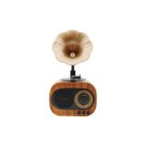 gunkes B5 Nostaljik Mini Gramafon Radyo Usb Aux Bluetooth Radyo Yüksek Ses Kalitesi
