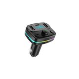 gunkes Fm Transmitter 5.0 Led Işıklı Bluetooth Araç Kiti Usb Mp3 Sd Kart Çakmaklık Girişli Oto Müzik Çalar