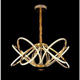Gunkes Mg9120 Gd-Cr Çemberli Gold Avize