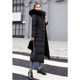 Günlük Kışlık Tam Boy Şişme Kadın Mont - 2XL - Renkli