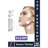 Günlük Kullanım Suya Dayanıklı Ipli Yüz Kaş Göz Vücut Gıdı Gerdirme Bantı 3'lü Özel Set 50 Adet
