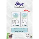 Günlük Ped Normal 40'Lı Ve Günlük Uzun 32'Li Bio Natural Sleepy Ve Rosie