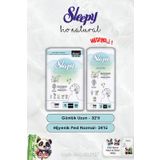 Günlük Ped Uzun 32'Li Ve Hijyenik Ped Normal 24'Lü Bio Natural Sleepy Ve Rosie
