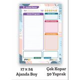 Günlük Planlayıcı - Daily Planner - Ders Çalışma Planlayıcı - Planlama Defteri