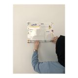 Günlük Planlayıcı Yazı Tahtası Akıllı Kağıt Tahta Planner + Kalem 47x70 Cm