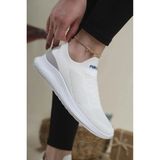 Günlük Spor Ayakkabı Ortopedik Hafif Bağcıksız Triko Unisex Ayakkabı Sevgili Eş Kombinine Uygun - 43
