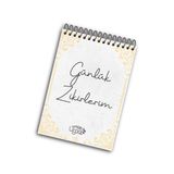 Günlük Zikirlerim Defteri - Manevi İbadet ve Dua Takip Çetelesi - Şık Tasarım Not Defteri - Hediyelik İslami Günlük