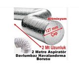 Günlüler 127 mm 2 m Uzayan Aspiratör Borusu
