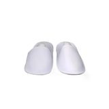 GÜNO Otel Buklet Terliği 100 Çift Polyester 3Mm Taban Misafir Terliği Banyo Terliği Kapalı Beyaz 8680084315386