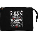 Guns N Roses Louis Ulle Kentucky Siyah Clutch Astarlı Cüzdan / El Çantası - 25x18cm