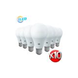 Günsan 10'lu LED Ampul 9W Gün Işığı E27 (4000K 220-240V)