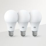 Günsan 3'lü LED Ampul 12W Beyaz Işık E27 (6500K 1155 Lümen 3 Adet) - 0,5 W - Altın